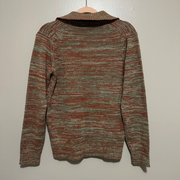 Vintage Men's Collared Pullover Sweater M Mister Man Midcentury Preppy Grandpa - Picture 3 of 4